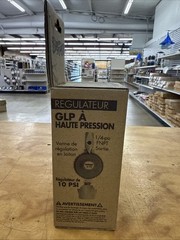 LPG Propane Regulator- Control Valve -High Pressure- 10 PSI -Bayou Classic 7000
