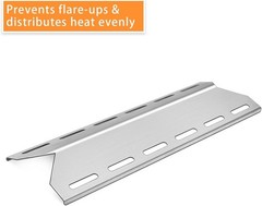 Comprehensive 4-Pack Heat Plates for Gas Grills – Built to Last and Protect