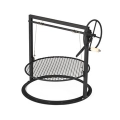 Ash & Ember Santa Maria Style Adjustable Cooking Grate Attachment, Fits 24″ K…
