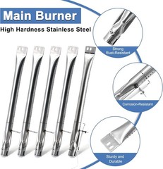 Brinkmann 810 2511 S Grill Replacement Parts Kit Burners Heat Shields Igniters