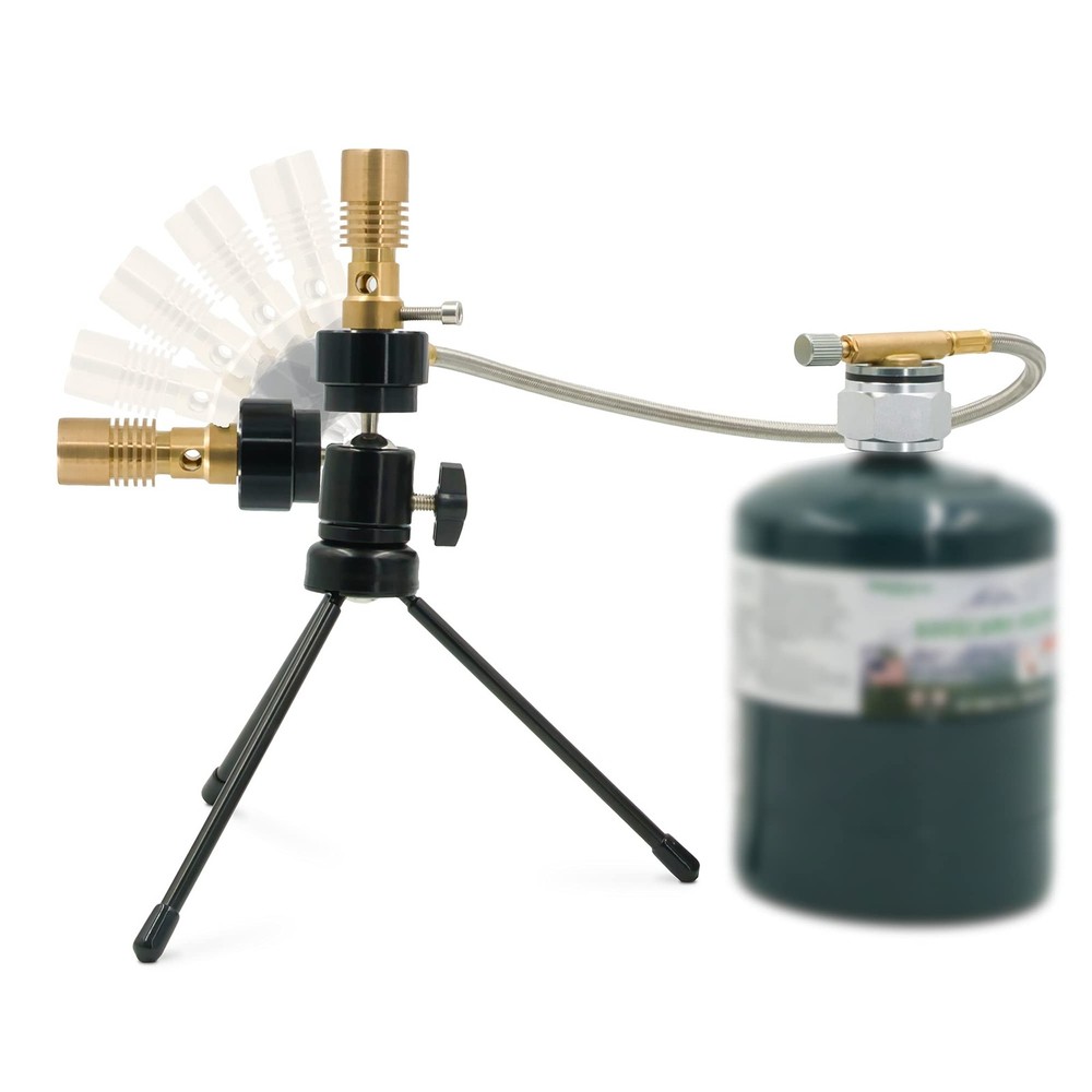 Universal Propane Bunsen Burner Adjustable Height Flame Head Lab Equipment