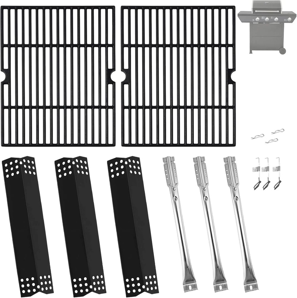 Grill Replacement Parts for Grill Master 720-0737, Cooking Grates Heat Plates an