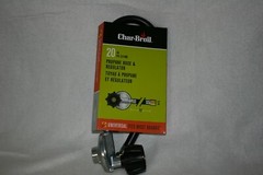 Char-Broil Propane Hose & Regulator, 20inch, universal fits most, new