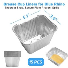 Grease Cup Liners Replacement for Blue Rhino Razor GGC1643L GGC2241L GGC1643M