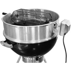 Universal Stainless Steel Electric Rotisserie Motor 110V, 30 lb Load, On/Off Swi