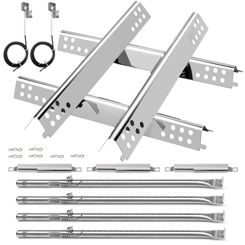 Barbqtime Grill Replacement Parts for Charbroil Performance 4 Burner, silver