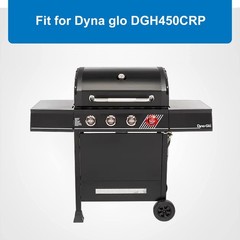 3pcs Cast Iron Grill Grates Replacement for Dyna Glo 4 Burner BBQ Grills