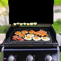 Universal Cast Iron Griddle 17″ X 13″,Stove Top Griddle for Gas Grills,Fire P…