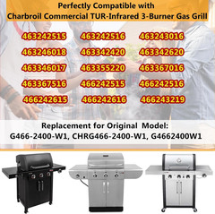 Emitter Plates for Charbroil Infrared Grill Parts 463242515 463367016 463242516