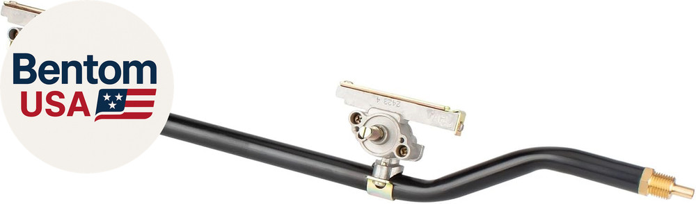 Griddle Burner Valve with Igniter Port and Gas Pipe for Blackstone 22 Inch Table