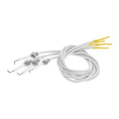 4pcs Igniter Ceramic Electrode Replacement Part 27 inch For Fire Pit Burner