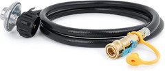 Stanbroil 6 Feet Propane Regulator Hose – 1/4″ Female Quick Connect X Acme Nut f
