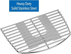 Stainless Steel Grill Cooking Grates for Weber Q1000 Series, Q1200, Q1400 Gas Gr