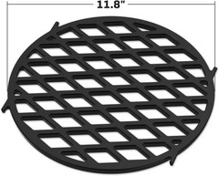 Round Cooking Grate Porcelain-Enameled Cast-Iron For 22.5″ Weber Charcoal Grills