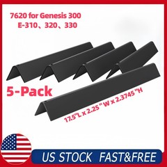 7621/7620 17.5inch Porcelain-Enameled for Weber Genesis 300 E-310/320 5-Pack
