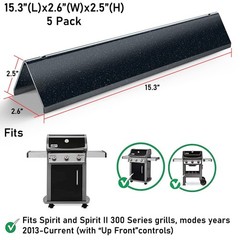 Spirit E310 18″ 69787 + 15.3″ 7636 310 Front Control, sliver+black