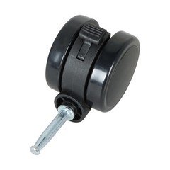 2 Set Caster Wheel 2.33In Black For Genesis Summit Silver Spirit Gas Grills