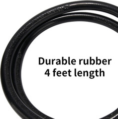 48 Inch Propane Refill Adapter Extension Hose with ON/Off Control Valve for 1 LB
