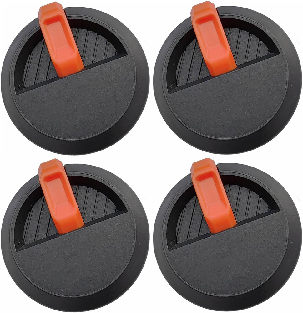 Professional Replacment Blackstone Griddle Grills Valve Knobs (4-Pack Black)