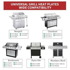Adjustable Heat Plate Shield, Universal Heat Burner Tents, Heavy Duty 4 Pack
