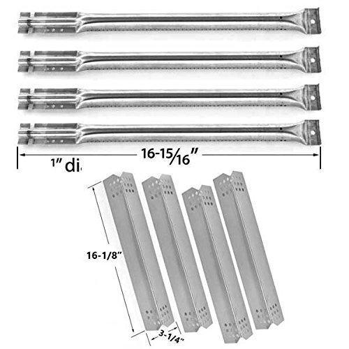 Kitchen Aid 720-0733A,Stainless Heat Plate & Steel Burner,Grill Replacement Kit