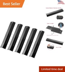 Universal Heat Plate Shield – Adjustable 11.75″-21″ – 5 Pack – Porcelain Steel