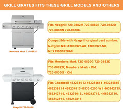 17 1/8″ Grill Grates for Nexgrill Replacement Parts 720-0882A 720-0882S 720-0882