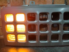 JDM Nissan Cube Z11 Front Grill Grille Mask With Lamps Lights GREY #2