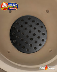 9″ Cast Iron Fire Grate for Big Green Egg & Kamado Grill – black