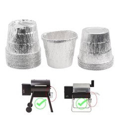 Convenient Grease Liners for Traeger and Grills Pack of 25