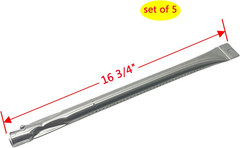 Parts DA101 (5-Pack) Stainless Steel Pipe Burner Replacement for Master Forge Mo