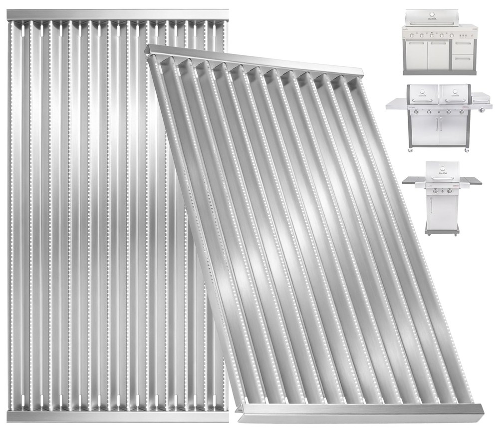G362-2100-W1 Grill Emitter Plates for Charbroil Commercial 17 1/8″L, silver