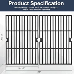 GBC1932L Grill Replacement Parts for Blue Rhino 3 Heat Plate+Grill Grates