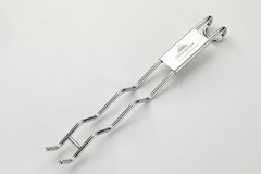 2pcs 11-inch Cooking Grill Grate Lifter Grabber Anti-Scald Stainless Steel Ba…