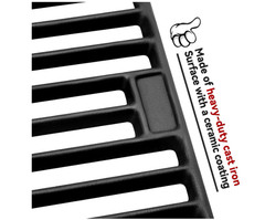 Replacement Parts, Grill Grates Replacement Cast Iron 19 3/4″ x 6 3/4″ Each