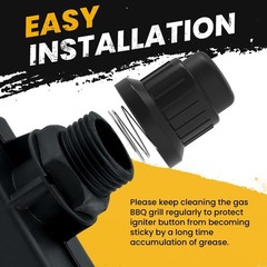AA Battery Push Button Igniter Cap Replacement Ignitor Switch Spring Pack 2