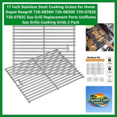 17 Inch Stainless Steel Cooking for Home Depot Nexgrill 720-0830H 720-0830D 7…