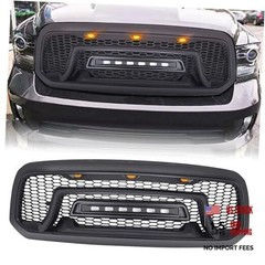 AMERICAN MODIFIED Front Grille Compatible with 2013-2018 Dodge Ram 1500,