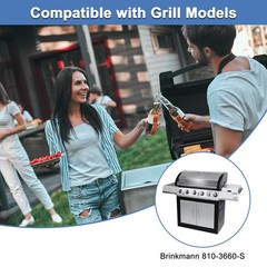 Adviace Grill Replacement Parts for Brinkmann 810-3660-S, Replacement Grates,…