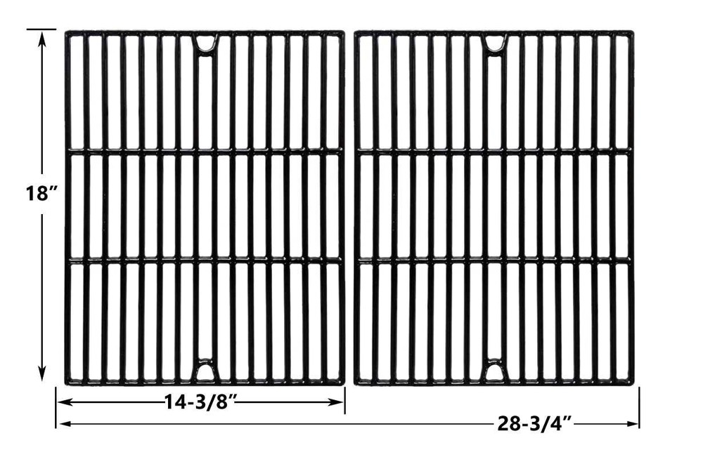 Replacement Cast Cooking Grid For 30731101,GBC750W-C,30501011,GBC850W Models-2PK