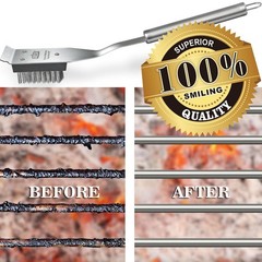 GRILLART Grill Brush and Scraper Replacement 16.5 inches, Heads
