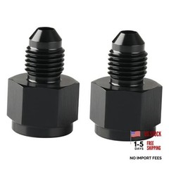 Flare Reducer Adapter Fitting Connector 4AN Female to 3AN Male Black – 2pcs