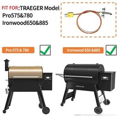 for Ironwood 650/885 Pro 575/780 KIT0422 Traeger Thermocouple Probe Set Replace