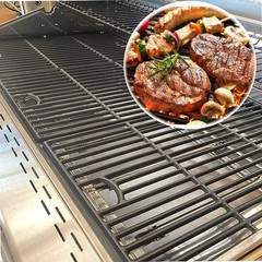 17 Inch Cast Iron Grill Grates for Nexgrill 6 Burner 720-0896 720-0896B 720-0…