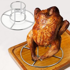 TeamFar Beer Can Chicken Holder, 2 Pack Stainless 7×7×3.4 – inch, Silver