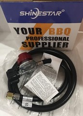 5 ft Adjustable High Pressure Propane Regulator Hose 0-20 PSI No Adaptor