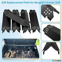 Replacement Parts Kit for Nexgrill 5-Burner 720-0888 720-0888N 720-0888A, 4-Burn