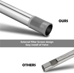 17″ Grill Burner Tube for Weber Q1200 Q1000 Q100 Q120 304 Stainless Steel Baby Q