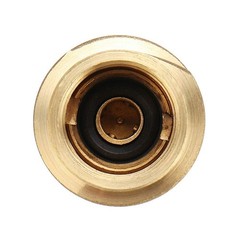 JINYI Propane Quick Connect Adapter, QCC1 Type 1 to 1/4 0.25 inches, Golden
