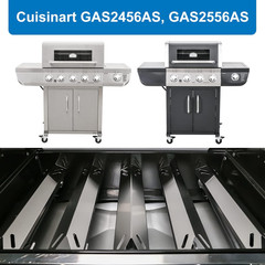 Stainless Steel Heat Plates for Cuisinart GAS2456AS GAS2556AS 5-Pack